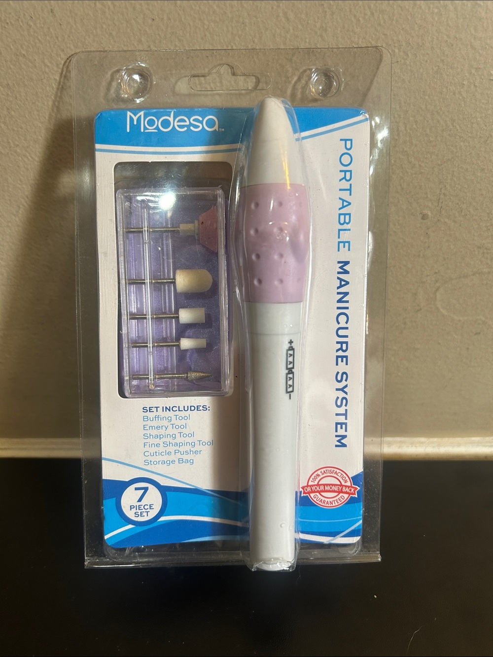 Modesa Portable Manicure System 7 pc Set